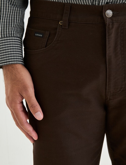 Logan Moleskin Pants, Brown product photo View 06 L