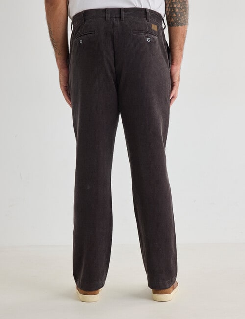 Logan Cord Pants, Charcoal product photo View 02 L