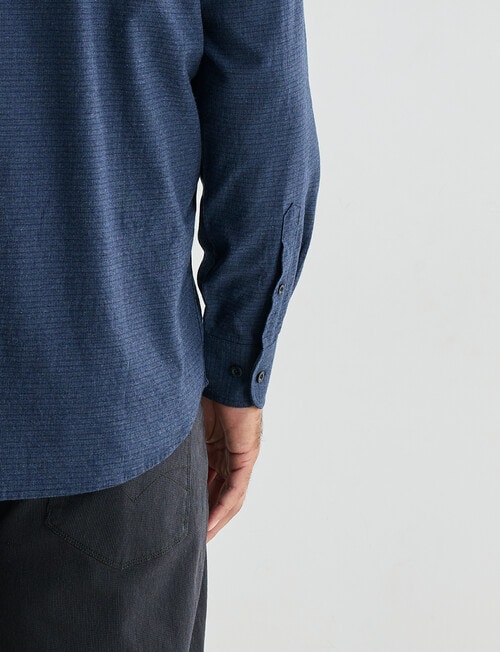 Logan Wesley Long Sleeve Shirt, Slate product photo View 05 L