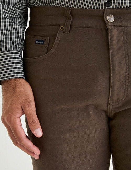 Logan Moleskin Pants, Olive product photo View 04 L