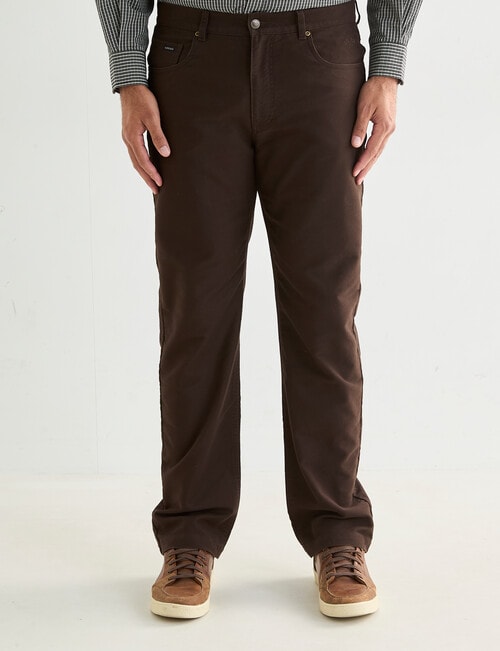 Logan Moleskin Pants, Brown product photo