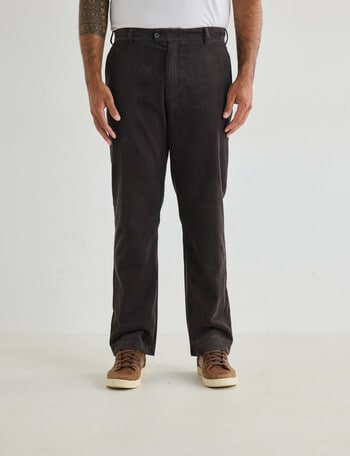 Logan Cord Pants, Charcoal product photo