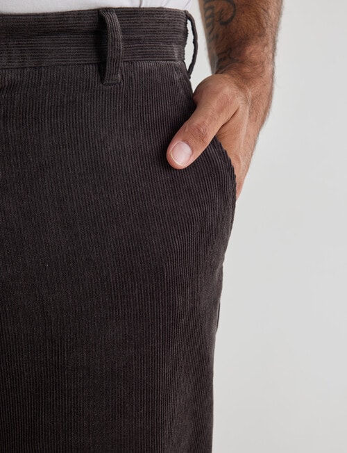 Logan Cord Pants, Charcoal product photo View 04 L
