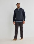 Logan Wilson Knitwear Pullover, Navy product photo View 03 S