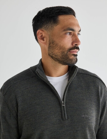 Logan Elmer Knitwear Pullover, Olive product photo