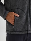 Logan Scallion Fleece, Charcoal product photo View 05 S
