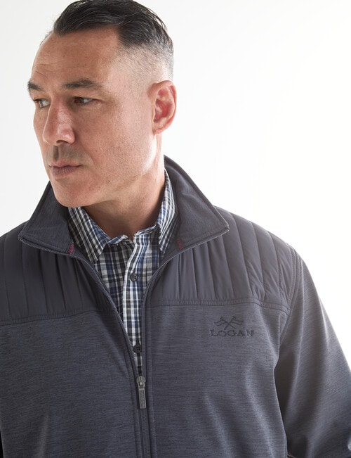 Logan Berwick Fleece Sweatshirt, Slate product photo