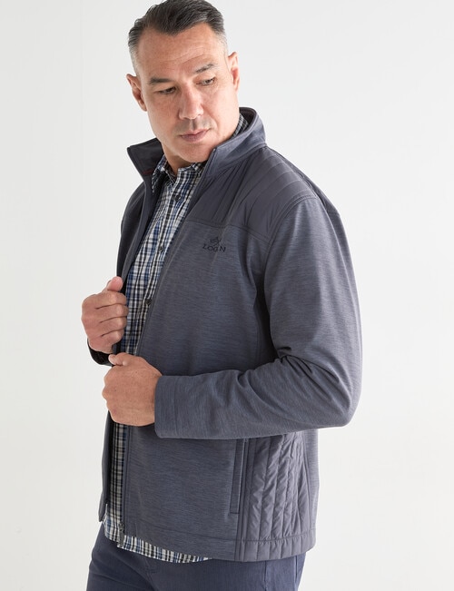 Logan Berwick Fleece Sweatshirt, Slate product photo View 06 L