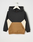 Mac & Ellie Colourblock Hoodie, Tan product photo