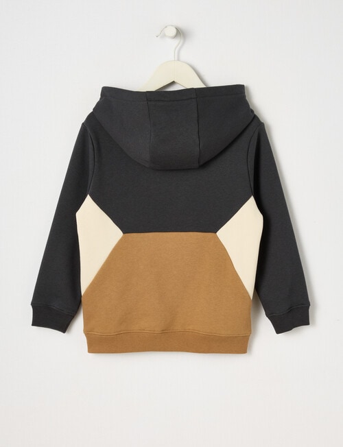 Mac & Ellie Colourblock Hoodie, Tan product photo View 02 L