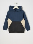 Mac & Ellie Colourblock Hoodie, Ink product photo