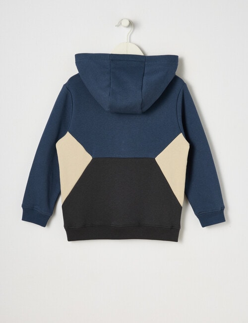 Mac & Ellie Colourblock Hoodie, Ink product photo View 02 L