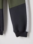Mac & Ellie Colourblock Trackpant, Khaki product photo View 02 S