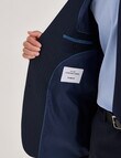 Laidlaw + Leeds Subtle Stripe Classic Suit Jacket, Navy product photo View 06 S