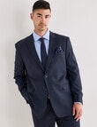 Laidlaw + Leeds Subtle Stripe Classic Suit Jacket, Navy product photo