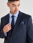 Laidlaw + Leeds Subtle Stripe Classic Suit Jacket, Navy product photo View 04 S