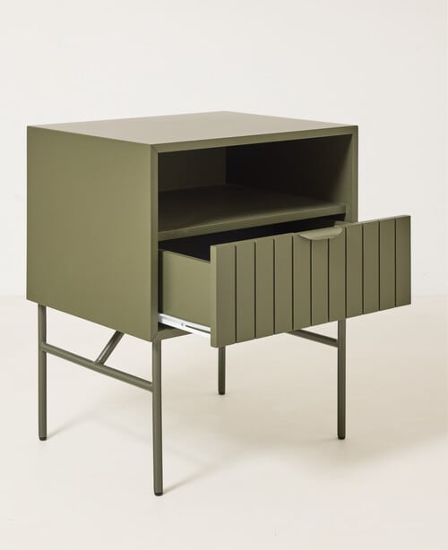 Haven Furniture Siena Bedside, Army Green product photo View 03 L