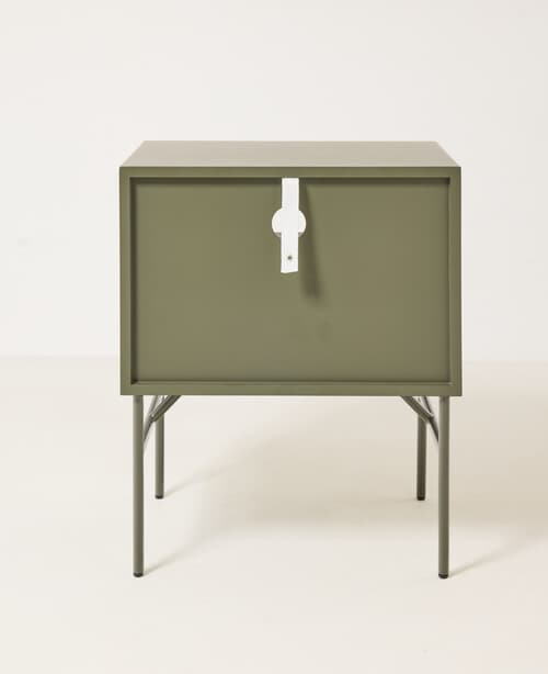 Haven Furniture Siena Bedside, Army Green product photo View 04 L