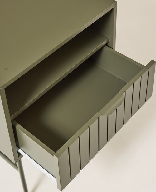 Haven Furniture Siena Bedside, Army Green product photo View 05 L