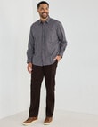 Logan Waylon Long Sleeve Shirt, Burgundy product photo View 03 S