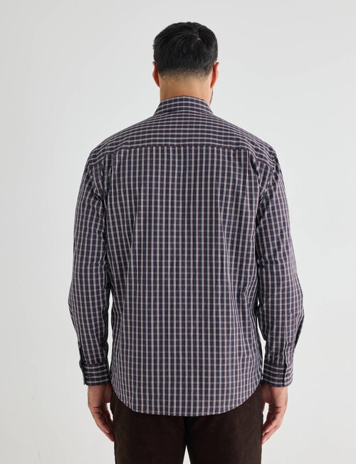 Logan Waylon Long Sleeve Shirt, Burgundy product photo View 02 L