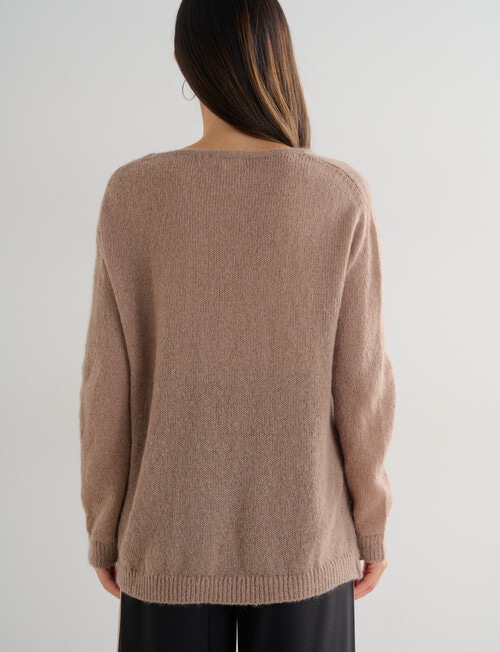 Whistle Fluffy Jumper, Natural product photo View 02 L