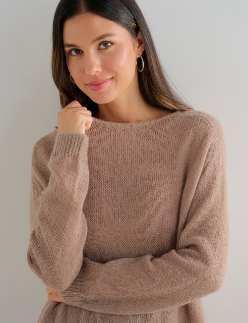 Whistle Fluffy Jumper, Natural product photo View 04 L