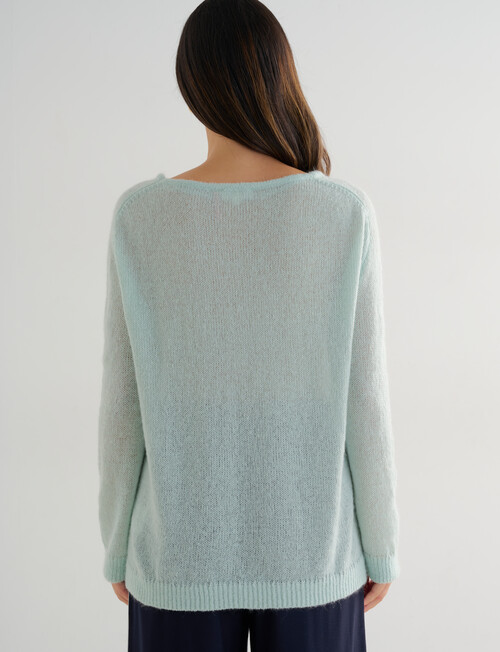 Whistle Fluffy Jumper, Mint product photo View 02 L
