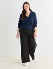 Whistle Rib Cardigan, Indigo product photo View 13 S