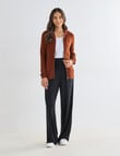 North South Merino Wide Leg Pant, Black product photo View 03 S
