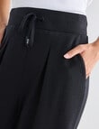 North South Merino Wide Leg Pant, Black product photo View 04 S