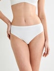 Lyric Zoe Lace Hi Cut Brief, White product photo