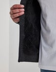 Chisel Knitwear Marle Sherpa Lined Zip Thru Jumper, Charcoal Marle product photo View 08 S
