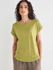 Zest Essential Linen Tee, Willow product photo