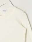 Switch Emma Long Sleeve Rib Tee, Vanilla product photo View 02 S