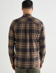 Kauri Trail Angus Long Sleeve Shirt, Brown product photo View 02 S
