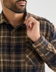 Kauri Trail Angus Long Sleeve Shirt, Brown product photo View 06 S