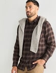 Kauri Trail Tilt Long Sleeve Shirt, Dark Brown product photo View 07 S