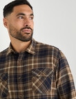 Kauri Trail Angus Long Sleeve Shirt, Brown product photo View 04 S