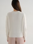Whistle Rib Cardigan, Winter White product photo View 02 S