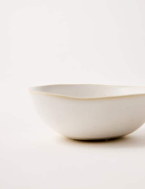 Stevens Amara Condiment Dish, 8.8cm, White Speckle product photo View 02 L