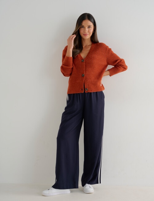 Whistle Rib Cardigan, Sienna product photo View 03 L