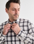 Chisel Flannel Long Sleeve Shirt, Natural product photo View 04 S