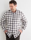 Chisel Flannel Long Sleeve Shirt, Natural product photo