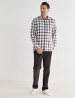 Chisel Flannel Long Sleeve Shirt, Natural product photo View 03 S