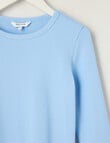Switch Emma Long Sleeve Rib Tee, Sky Blue product photo View 02 S