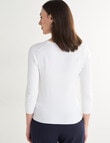 Oliver Black Textured Jumper, Ivory product photo View 02 S