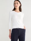 Oliver Black Textured Jumper, Ivory product photo View 05 S