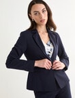 Oliver Black Two-Way-Stretch 1 Button Jacket, Midnight product photo