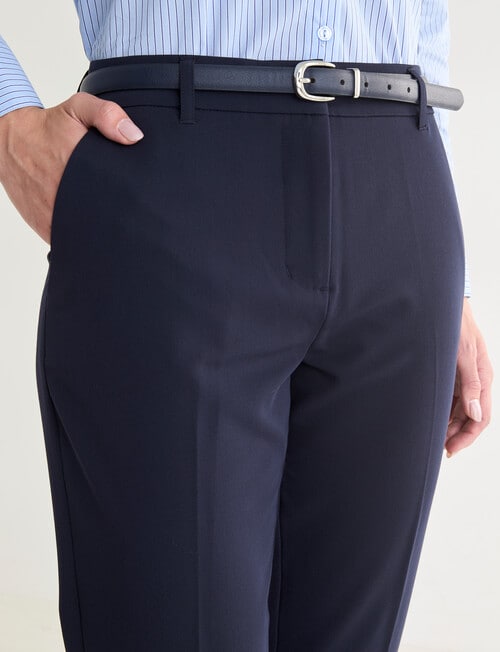 Oliver Black Two-Way-Stretch Tapered Pant, Midnight product photo View 04 L